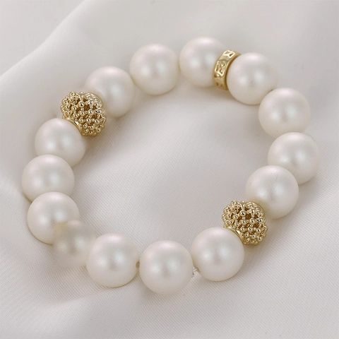 Perline Distanziatrici a Lanterna Cava in Rame Placcato Oro 14K Testurizzato Granulare Perline Sciolte per Creazione Gioielli Braccialetti Fai da Te