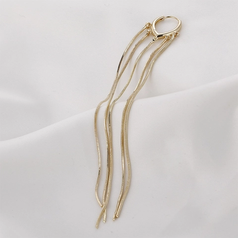 14K Gold Plated Copper Earring Clasps Multi Loop Water Drop Round Rhombus Geometric Shapes DIY Jewelry Making Findings Accessories