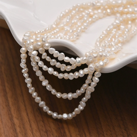 Baroque Natural Freshwater Pearl Beads Irregular Shape For Jewelry Making DIY Accessories Necklace Bracelet Strand
