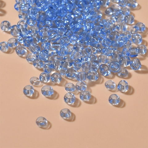 DIY Glass Seed Beads Transparent Glossy Seed Beads For Jewelry Making Necklace Bracelet Earring Craft Handwork Beads