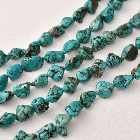 Onregelmatige Natuurlijke Turkoois Losse Kralen Voor DIY Sieraden Maken Gepolijste Geoptimaliseerde Natuursteen Kralen