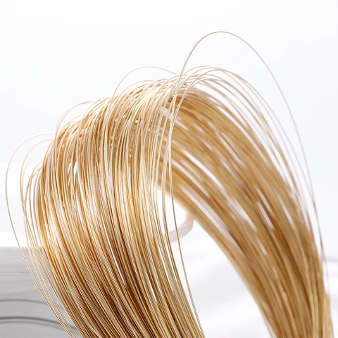 14K Gold Filled Half Hard Copper Wire For DIY Jewelry Making Crafts High Quality Color Retention Metal Thread For Beading