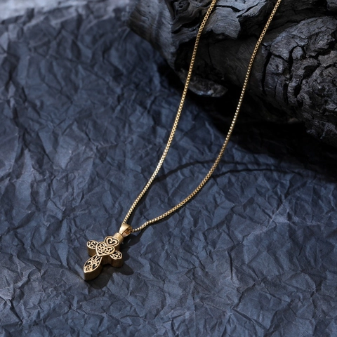 Stainless Steel Cremation Urn Necklace Memorial Pendant Heart Cross Wing Rose Teardrop Ashes Holder Jewelry For Men Women