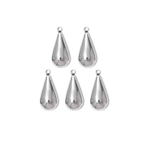 Stainless Steel Bee Butterfly Infinity Heart Teardrop Pendants For DIY Jewelry Making Necklaces Bracelets Accessories Charms