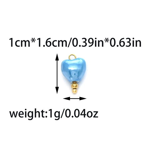 Pendentifs en Acier Inoxydable 304 Plaqué Or 18K Conque Cœur Planète Main de Fatma Œil pour Création de Bijoux DIY