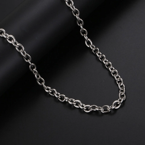 Trendige Titanstahl Herz Anhänger Halskette Für Damen Herren LOVE Gravur Knebelverschluss Dicke Ankerkette Hip Hop Schmuck