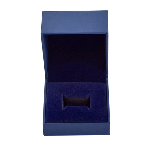 High Grade Velvet Jewelry Ring Box Display Case Plastic Flocking Wedding Engagement Gift Box For Rings Storage Organizer