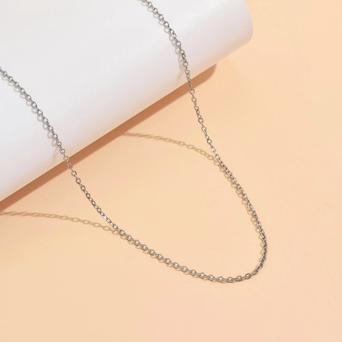 Collana a Catena a Croce in Acciaio Inossidabile Minimalista Per Uomo Donna Placcata Oro Sottovuoto Choker Regolabile Gioielli di Moda