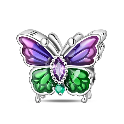 DIY Schmetterling Blume Meerjungfrau Panda Perlen Charms Für Armband Halskette Herstellung Metall Emaille Zirkonia Anhänger Damen Schmuck Zubehör