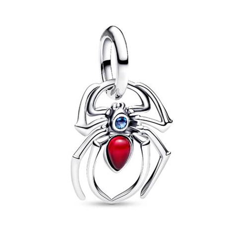 Zinklegierung Versilbert Charms Für Armband Cartoon Tier Spinne Elefant Hase Mond Schmetterling Anhänger Schmuckherstellung