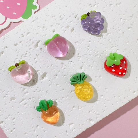 Ciondoli in Resina di Frutta di Simulazione per Accessori per la Creazione di Gioielli Fai-da-te Forniture per Artigianato per Custodia del Telefono