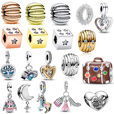 Alloy Rhinestone Heart Star Moon Horse DIY Charms For Bracelet Necklace Jewelry Making Pendants For Women Fashion Cartoon Pave Rhinestone Beads Accessories