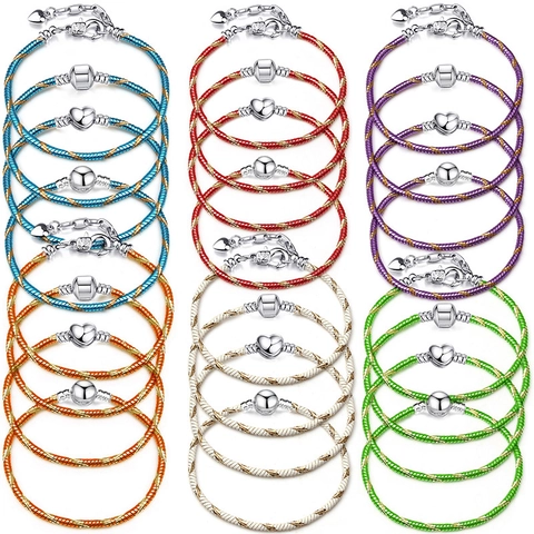 Fashion Electroplated Alloy Snake Chain Bracelet Synthetic Leather Woven Braided Wristband For Women Men Jewelry Gift