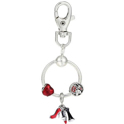 Fashion Metalen Sleutelhanger Met Hoge Hakken Lippenstift Rode Lippen Charms Emaille Kralen Tas Hanger Valentijnsdag Cadeau Vrouwen
