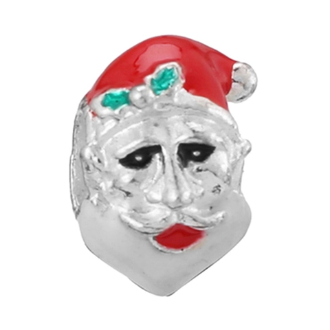 Ciondoli in Lega di Smalto della Serie di Natale per la Creazione di Gioielli Fai-da-te Babbo Natale Albero di Natale Fiocco di Neve per Braccialetto