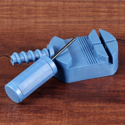 Professional Watch Band Link Remover Tool Blue Plastic Manual Bracelet Adjuster Repair Kit With Metal Pin For Watchmaker