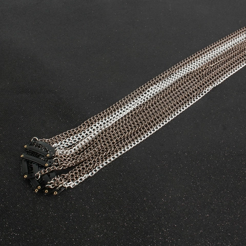 Western Style Multi Layer Tassel Hair Chain Jewelry With BB Clips Aluminum Metal Punk Long Hair Extensions Headpiece For Women