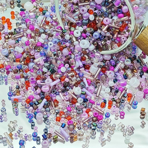 Mixed Colors DIY Glass Seed Beads And Bugle Beads For Jewelry Making Handmade Bracelet Necklace Ring Embroidery Materials