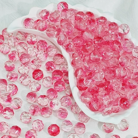 Perline Disco Tonde Sfaccettate ad Alta Luminosità in Cristallo Artificiale Vetro Distanziatori per Creazione Gioielli DIY Bracciale Collana Accessorio