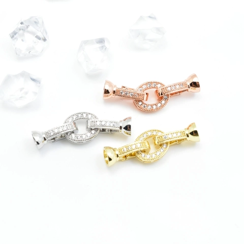 Copper Rhinestone Jewelry Connector Clasp Heart Bow Infinity DIY Necklace Bracelet Findings Gold Silver Rose Gold Plated