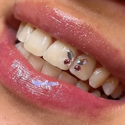Marquise Round Flatback Tooth Gems Rhinestone Dental Decoration For Teeth Beauty Ornaments Mixed Shapes Gems Collection