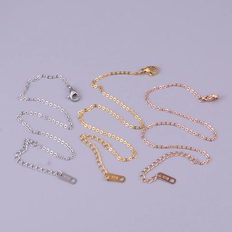 Minimalistisches Titanstahl Feine Kette Fußkettchen Für Damen 18K Gold Roségold Beschichtet Wasserdicht Schmuck Fuß Armband