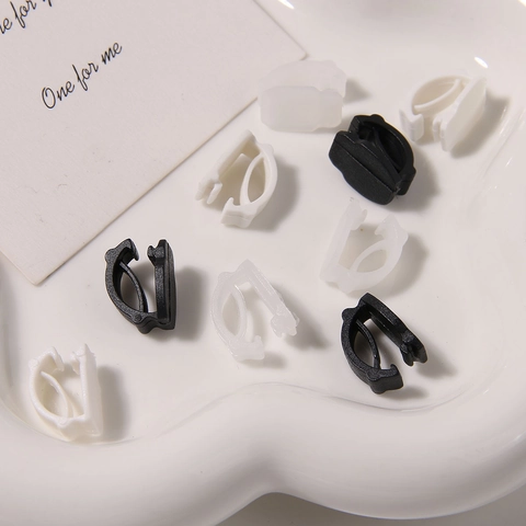 Simple Acrylic Shoelace Decoration Buckle DIY Handmade Shoe Accessories Frosted White Black Shoe Charm For Sneakers