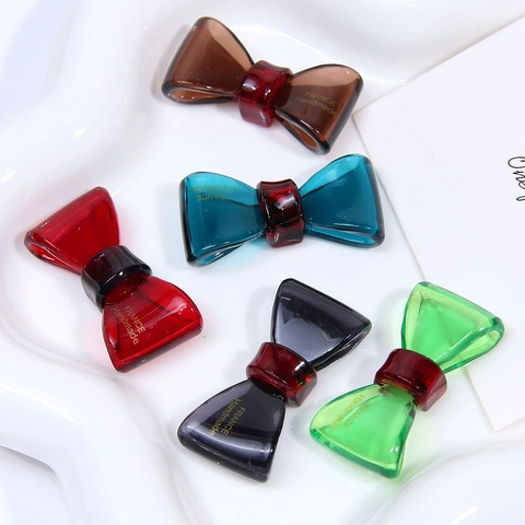 Acetate Bowknot DIY Hair Accessory Materials France Handmade Minimalist Versatile Decorative Components For Women Jewelry Making