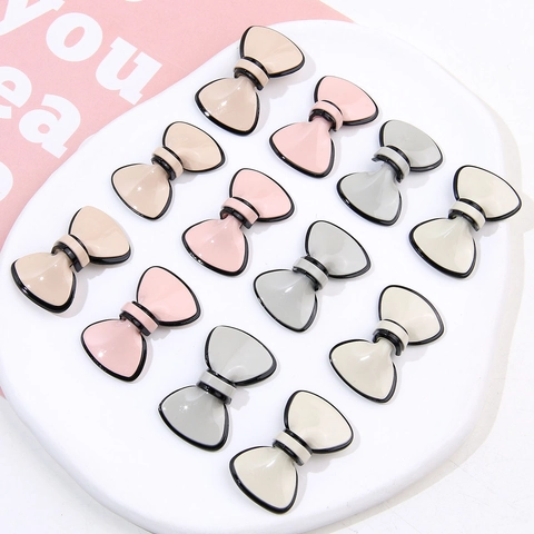 Stile Coreano 3D Fiocco Acetato di Cellulosa DIY Accessori per Gioielli Materiale per Custodia Telefono Orecchini Patch Decoro