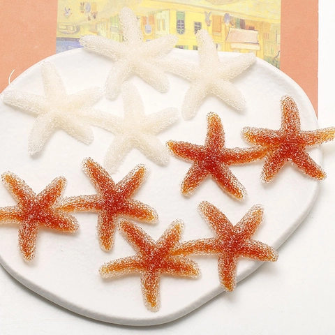 Seestern Harz Patch Mattierte Zuckertextur Handgefertigtes Schmuckzubehör Für Handyhülle Kopfschmuck Schuhschnalle Damen