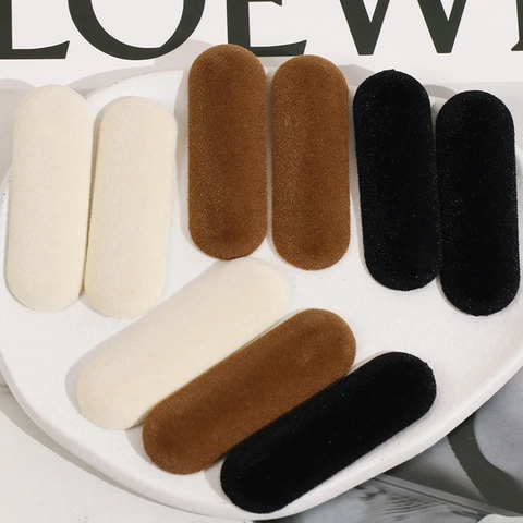 Patch pour Pince à Cheveux DIY en Résine Floconné Ellipse pour la Fabrication de Bijoux Automne Hiver Accessoires Décoratifs
