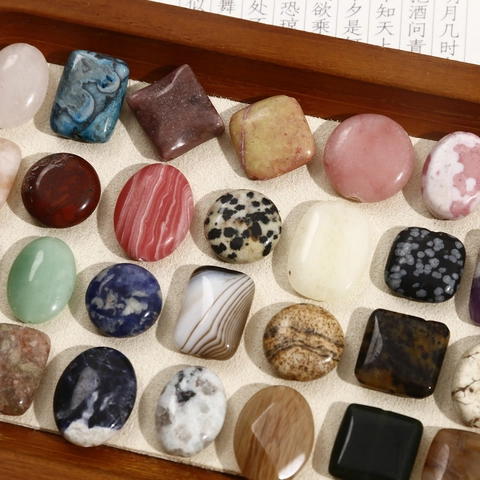 Natuursteen Kralen Voor Sieraden Maken Onregelmatige Geometrische Ronde Ovale Getextureerde Edelsteen Bedeltjes Voor DIY Oorbellen Armband Ketting Accessoire