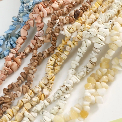 Natural Stone Irregular Chip Beads Long Strand For DIY Jewelry Making Necklaces Bracelets Craft Accessories Handmade Supplies