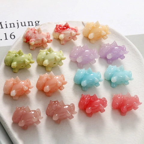 Ciondoli Animali Unicorno Maiale Cartoni Animati DIY Perline Polvere di Conchiglia per Creazione Gioielli Bracciale Collana Fai da Te