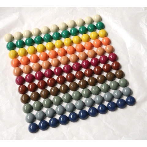 DIY Πολύχρωμα Ημικυκλικά Resin Cabochon Flatback Αξεσουάρ για Σκουλαρίκια Κλιπ Μαλλιών Διακόσμηση Θήκης Τηλεφώνου