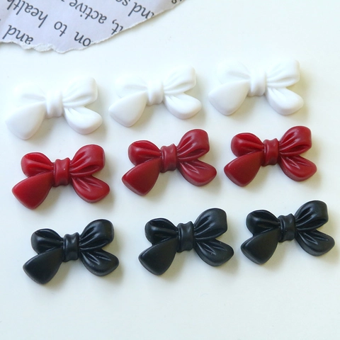 Vintage Matte Lackierte Schleife Harz Zubehör DIY Schmuckherstellung Material Für Haarklammern Handyhüllen Dekoration