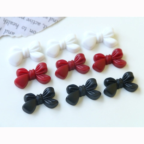 Vintage Matte Lackierte Schleife Harz Zubehör DIY Schmuckherstellung Material Für Haarklammern Handyhüllen Dekoration