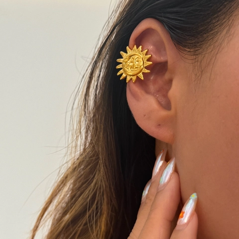 Stainless Steel Ocean Style Starfish Sun Flower Stud Earrings Gold Silver Electroplated Summer Commute Jewelry For Women