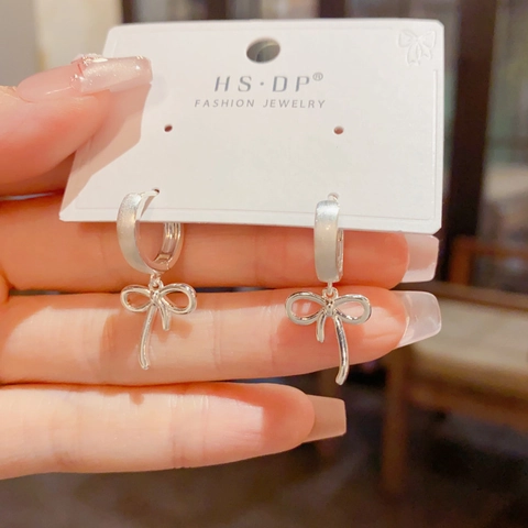 Vintage Minimalistische Kupfer Schleife Tropfen Creolen Für Damen 14K Vergoldet Gebürstetes Metall Band Ohrringe Modeschmuck Geschenk