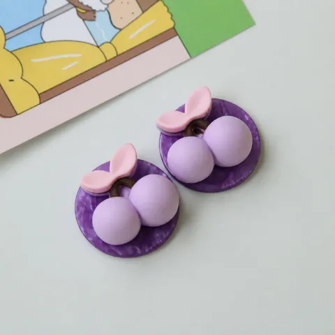 DIY Acrylic Round Beads Iridescent Marble Pattern Flatback Disc For Earrings Hair Accessories Phone Case Jewelry Making