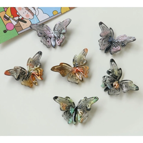 Vintage Butterfly DIY Acetate Jewelry Finding Hollow Out Butterfly Accessory For Hairpin Earrings Handmade Materials