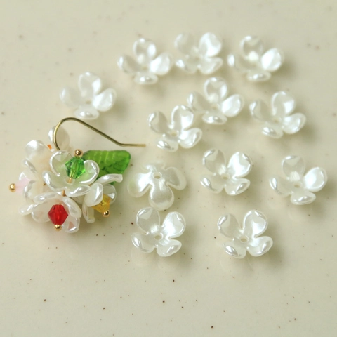 Ciondoli a Forma di Fiore in Acrilico Künstliche Perle di Orchidea per Accessori per la Creazione di Gioielli Fai-da-te