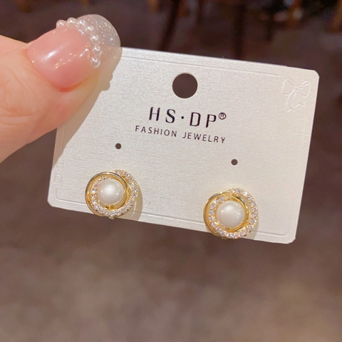 Elegante Kupfer Clip On Ohrringe Für Damen Künstliche Perle Strass Wicklung Ohne Ohrloch Mode Schmuck Gold Silber Ohrclip