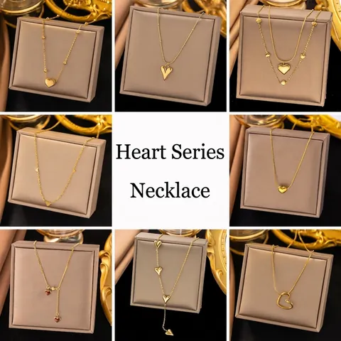 Herz Ohrringe Für Damen Aus Edelstahl Vergoldet Minimalistische Herzstecker Creolen Hänger Modischer Schmuck
