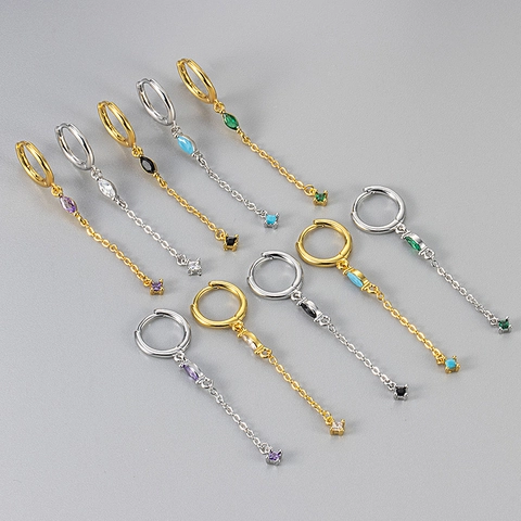 Orecchini a Cerchio con Nappa a Goccia d'Acqua in Rame per Donna Orecchini Pendenti Lunghi con Strass Colorati Esagerati