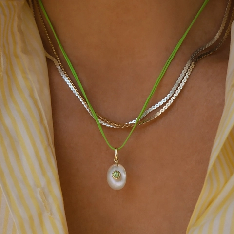 Collar de Cadena de Acero Inoxidable Con Colgante de Cobre Redondo Cuadrado Geométrico Circón Piedra de Nacimiento Para Mujer