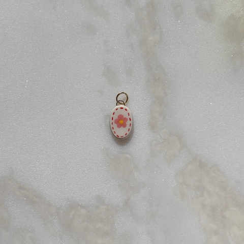 Dopamine Style Stainless Steel Pendant Necklace Colorful Enamel Heart Bowknot Flower Strawberry Jewelry For Women Gift