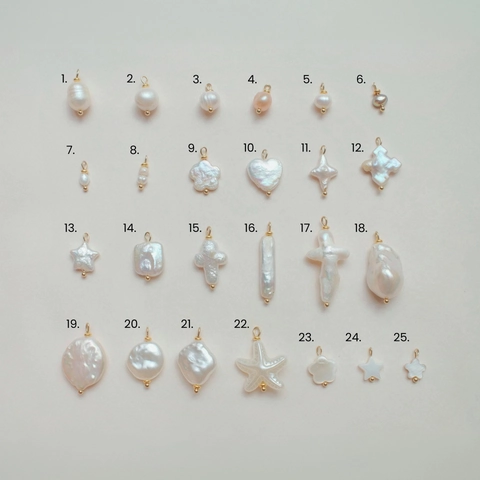 Collana con Pendente in Acciaio Inossidabile con Perle Artificiali e Conchiglie Placcata Oro 18K Collana con Ciondoli di Perle Barocche per Uomo e Donna Gioielli DIY
