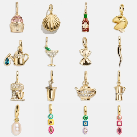Halskette Aus Edelstahl Mit 18 Karat Vergoldetem Anhänger Für Damen Herren Modeschmuck Ästhetische Dessert Sport Charms