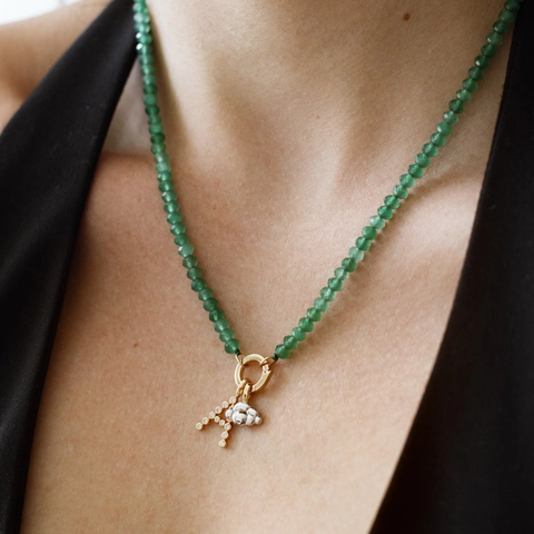 14K Gold Plated Copper DIY Pendant Charms For Jewelry Making Heart Clover Plane Airplane Necklace Accessory For Women